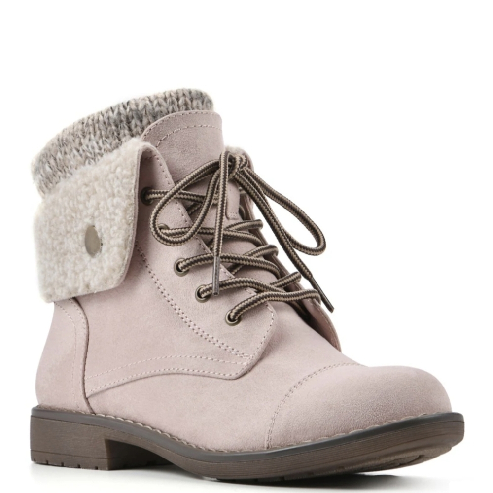Cliffs by White Mountain Hiker Boots Duena- Pale Pink- Size 10